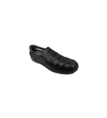 Moda Ayakkabı 0454 Siyah Deri Erkek Sandalet - 10