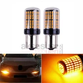 Turuncu Led Sinyal Ampülü 144 Led 93 P21w  Yüksek Kalite Premium Ürün - 2