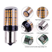 Turuncu Led Sinyal Ampülü 144 Led 93 P21w  Yüksek Kalite Premium Ürün - 3