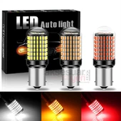 Turuncu Led Sinyal Ampülü 144 Led 93 P21w  Yüksek Kalite Premium Ürün - 1