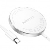 Manyetik  Wireless Kablosuz Type-C  şarj cihazı BQ18 3'ü 1 arada iWatch-phone -headset kulaklık - 2