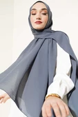 Jazz Serisi Füme Şal -12 thumbnail 2