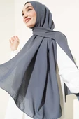 Jazz Serisi Füme Şal -12 thumbnail 1