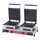 Işıkgaz Silver Elektrikli Çiftli Kalpli Bubble Waffle Makinesi - 1