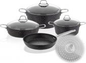 Falez Black Indüksiyon 7 Parça Set BLN3037 - 1