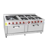 Himaksan  200x100 Cm 7+2 Tüplü 7 Li Fırınlı Ocak-Kuzine - 1