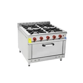 Himaksan  100x100 Cm 4+1 Tüplü 4 Lü Fırınlı Ocak-Kuzine - 1