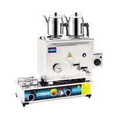 Mizan 40 Lık Doğalgazlı+Elektrikli 30 Litre 2 Demlikli Çay Kazanı DEMLİK HEDİYELİ - 1