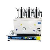 Mizan 60 Lık Doğalgazlı 40 Litre 3 Demlikli Çay Kazanı DEMLİK HEDİYELİ - 1