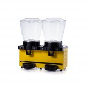 Samixir Panoramik Twin 22+22 Lt Karıştırıcılı Soğuk İçecek Makinesi MM44-AY - 3