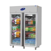 CSA Karacasan 1200 Lt Dik Tip Çift Kapılı Buzdolabı(304 Çelik) - 1