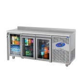 CSA Karacasan 474 Lt Üç Kapılı 700'Lük Tezgah Tipi Buzdolabı(304 Çelik) thumbnail 1