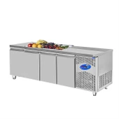 CSA Karacasan  632 Lt Dört Kapılı 700'Lük Havuzsuz Saladbar Buzdolabı(304 Çelik) - 2