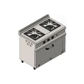 CSA Karacasan 100x60 Cm 2+1 Doğalgazlı 2 Li Kuzine Ocak thumbnail 1