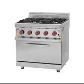 CSA Karacasan 700 Seri Tüplü Dört Gözlü Kuzineli Ocak80x70x85Cm - 1