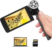 Andonstar AD203 Elde Taşınabilir Dijital Mikroskop - Siyah - 1