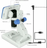 Andonstar AD205 USB 5 Inc LCD Dijital Mikroskop - 200X Büyütme - 4