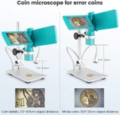 Andonstar AD203 Dijital Para Mikroskobu - Metal Stand & Led Işık - 3