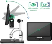 Andonstar AD208 Madeni Para Mikroskobu, 8.5 Inc LCD Ekranlı 260X - 3