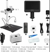 Andonstar AD246S-M Yetişkinler için HDMI Dijital Mikroskop 2000X - 4