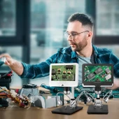 Andonstar AD206 Siyah 7 Inc LCD 1080P Devre Kartı Dijital Mikroskop - 3