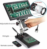 Koolertron 10.1 Inc HDMI Dijital Lehimleme Mikroskobu thumbnail 2