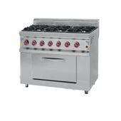 CSA Karacasan 120 cm 700 Seri 6 Gözlü Tüplü Kuzine
120x70x85Cm - 1
