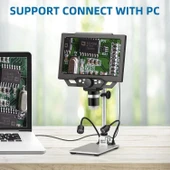 Koolertron 12MP 1600X Büyütme 9 Inc LCD Dijital Mikroskop - 4