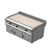 CSA Karacasan 900 Seri Dolaplı 120 cm Doğalgazlı Düz Pleyt Izgara 120x90x85Cm - 1