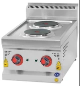 CSA Karacasan 900 Seri Set Üstü 40 cm 2 Gözlü Elektrikli Ocak thumbnail 2