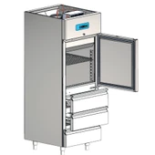 CSA Karacasan (430 Çelik) 3 Çekmeceli Dikey Buzdolabı(430 Çelik) - 1
