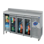 CSA Karacasan 632 Lt (430 Çelik) 240 cm Dört Kapılı 700'Lük Tezgah Tipi Buzdolabı thumbnail 1