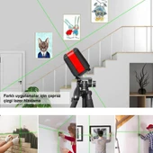 KOBB KBL92G 30M Profesyonel Yatay ve Dikey Otomatik Hizalamalı Yeşil Çapraz Çizgi Lazer,Noktalı Şakül Lazer Distomat thumbnail 2