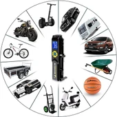 Michelin MC33382 Şarjlı Li-ion 150PSI Taşınabilir Dijital Basınç Göstergeli Led Aydınlatmalı Lastik Şişirme Pompası - 4