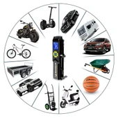 Michelin MC33382 Şarjlı Li-ion 150PSI Taşınabilir Dijital Basınç Göstergeli Led Aydınlatmalı Lastik Şişirme Pompası - 8