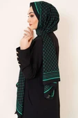 Dijital Baskılı Medine Şal Yeşil thumbnail 3