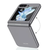 Samsung Galaxy Z Flip 5 Kılıf Sert Renkli Kıpta Kapak - 10