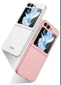 Samsung Galaxy Z Flip 5 Kılıf Sert Renkli Kıpta Kapak - 7