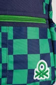 United Colors of Benetton Çift Bölmeli Okul Sırt Çantası Kareli Yeşil / 03773 thumbnail 8