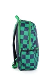 United Colors of Benetton Çift Bölmeli Okul Sırt Çantası Kareli Yeşil / 03773 thumbnail 3