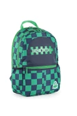 United Colors of Benetton Çift Bölmeli Okul Sırt Çantası Kareli Yeşil / 03773 thumbnail 2