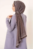Dijital Baskılı Medine Şal Kestane thumbnail 3
