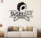Duvar Dekorasyonu Cam Sticker Sushi Bar En İyi Kalite Japon Gıda Iç Dekorasyonu Benzersiz Hediyelik - 1