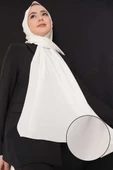 Düz Capri Şal Ekru thumbnail 1
