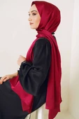 Pırlanta Abiye Şal Bordo - 3