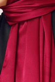 Pırlanta Abiye Şal Bordo - 4