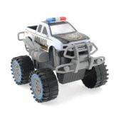 Sürtmeli Modifiye Dev Siyah Beyaz Polis Arazi Aracı - 1