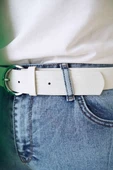 İspanyol Paça Büyük Beden Jean Pantolon Kar Açık - 3