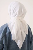 Medine İpeği Eşarp Beyaz thumbnail 3