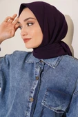 Medine İpeği Eşarp Mor - 1